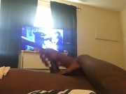 Tranny Drains her Sexy Dick