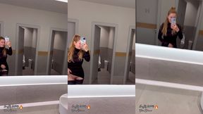 j adore m exhiber dans les endroits publics, les toilettes sont souvent mes ...