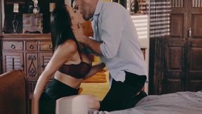 SweetSinner Drilling My Best Friends Hot Step mom in His Bed!