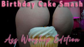 Birthday Cake Smash - Ass Worship Edition
