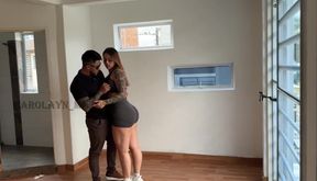 Big butt neighbor in sportswear rides my cock raw POV cum destroyed