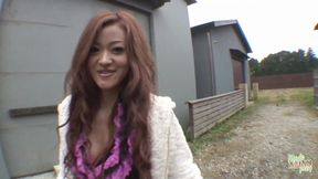 Cute Asian Girl Fingers Her Outside, Sucking Dick and Creaming