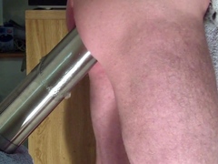 Hard Anal Workout with a Big Dildo - Gay Amateur Video