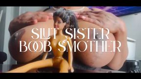 Ebony Slut Bitch Breast Smothering - Giantess Mael