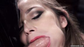 ”Beautiful slave screwed & creampied”