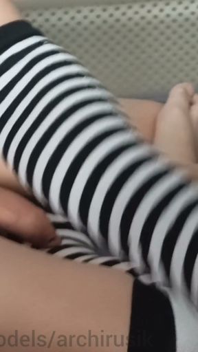 Hot pussy Sissy got cum right in the ass from a big dick !   Clip 2