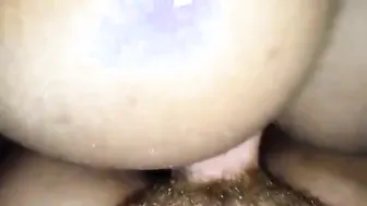 Black Guy Takes Bareback Creampies from Two White Guys in Amateur Threesome