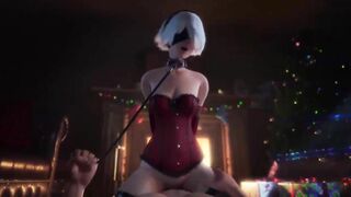 【MMD R-19 year old SEX DANCE】NIER AUTOMATA EXTREME SEX SWEET PLAER甘い大きなお尻 [MMD]