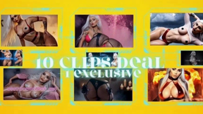 10 Clips Deal 3 + 1 exclusive video