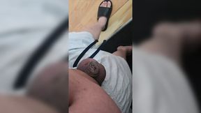 Stepmom wears no underwear with mini skirt; stepson shows his penis&#x1F32D;