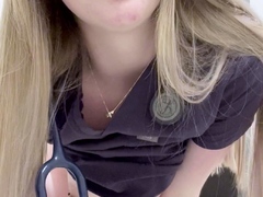 Amateur Blonde Teen Intense Masturbation HD