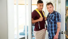 Elye Devours Zions Massive Pole Deepthroat Action — NextDoor Originals