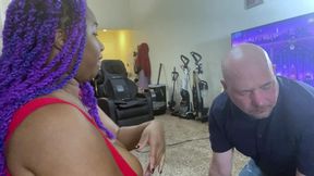 Goddess MXDominion Spits and Slaps on Disobedient slave