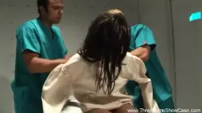 Threesome patients getting humped by multiple dicks, endless cum and ecstasy ensues.