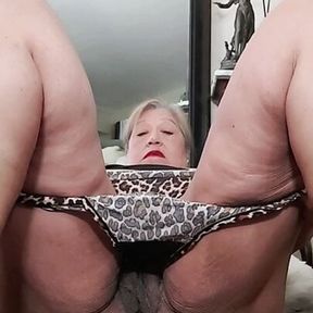 Fuck me this way! Panties going to new home! Mature woman