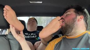 ”Chubby bear Nemo worships & licks friends feet & toes”