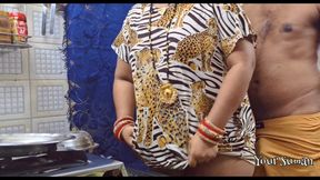 Part 2 - Horny Stepson Fuck Stepmom in the Kichen