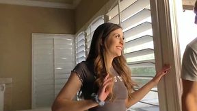 Slutty Unfaithful Wife Gets Her Pussy Pounded Behind Hubby's Back