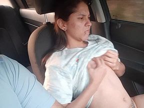 I hitchhike and squirt at myself before I get home