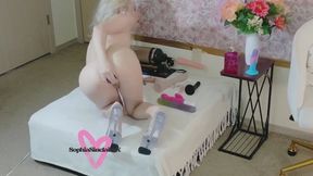 Fucking My Ass With Heels On - Sophia Sinclaire shows off her sexy stripper heels - HD MP4