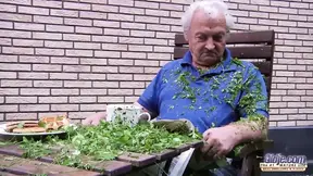 Grandpa's Hot Tease: Young and Tight Teen Gets Fingered and Fucked