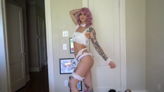 Kawaii Lingerie Try On Haul (Natasha Kirsten)