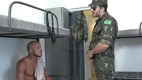 Craving More Than Rations — Dom Devours Young Recruit Bareback – GayHunk 18+