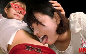 Inspector Azusa Misaki Opens Yuuka Ichii’s Belly Button. First, Suction. Then, a Lick. Finally... the Vibrator