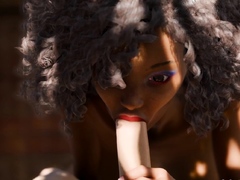 Hot beauty Fatima gets fucked deep in tropical VR paradise