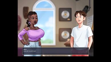 Summertime Saga Gameplay | Fucking Miss Dewitt Fat Black Pussy Part 1