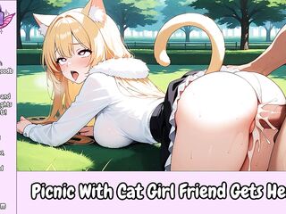 Picnic With Catgirl Ally Gets Heated - Erotic Audio Roleplay