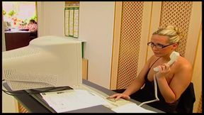 The New Secretary Is a Real Slut and the Boss Knows It