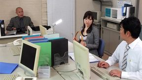 Noeru Mitsushima sucks colleague&#8217;s cock for cum