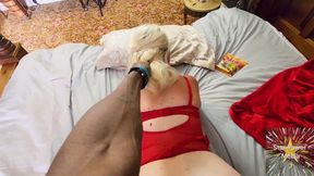 Mel Nurses Savvy's Hurt Ankle with Her Tight Wet Pussy - Hot Injury Hookup Fuck!