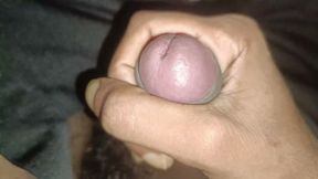 Teen boy cum out night masterbating