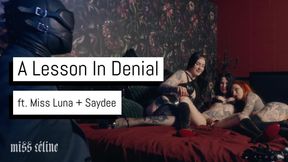 A Lesson In Denial | FemDom Girl On Girl Cuckolding