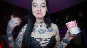 drinking and burping