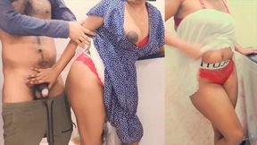 Dirty stepsister secretary gets slammed hard in the shower&#x1F6BF; &mdash;  no soap needed