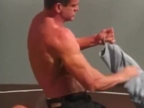 Muscle Dad and Hunk Lad - Sex Wrestling