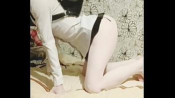 Student in sexy uniform