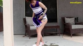 shy cheerleader josie jo 1st timer panty wetting