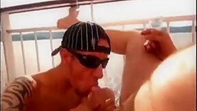 White Thug Sucks Rich Man On Cruise Ship