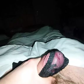 Handjob in my wife&#039;s panties