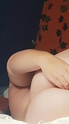 Chubby MILF Fucking Both Holes with Cucumbers!