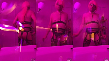 Sissyamarak - Chastity Dancing in Lingerie