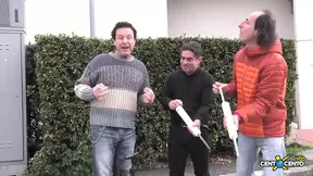 Big slut silicone double penetration