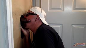 ”Chocolate Shaft Serviced At The Gloryhole”