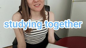 Studying Together With Cute Classmate Turns Into Sex