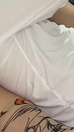 Chubby Colombian Stepmother Breastfeeds Her Stepson While Giving Him a Wet Handjob