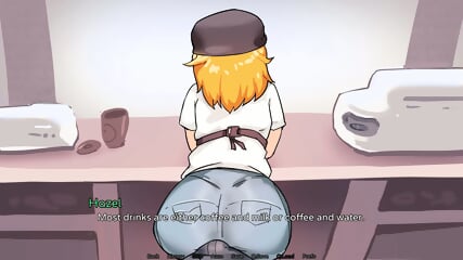 Hazelnut Latte: Blonde Trans Got Caught Doing Inapropriate Things At Work By Her Boss Episode 9